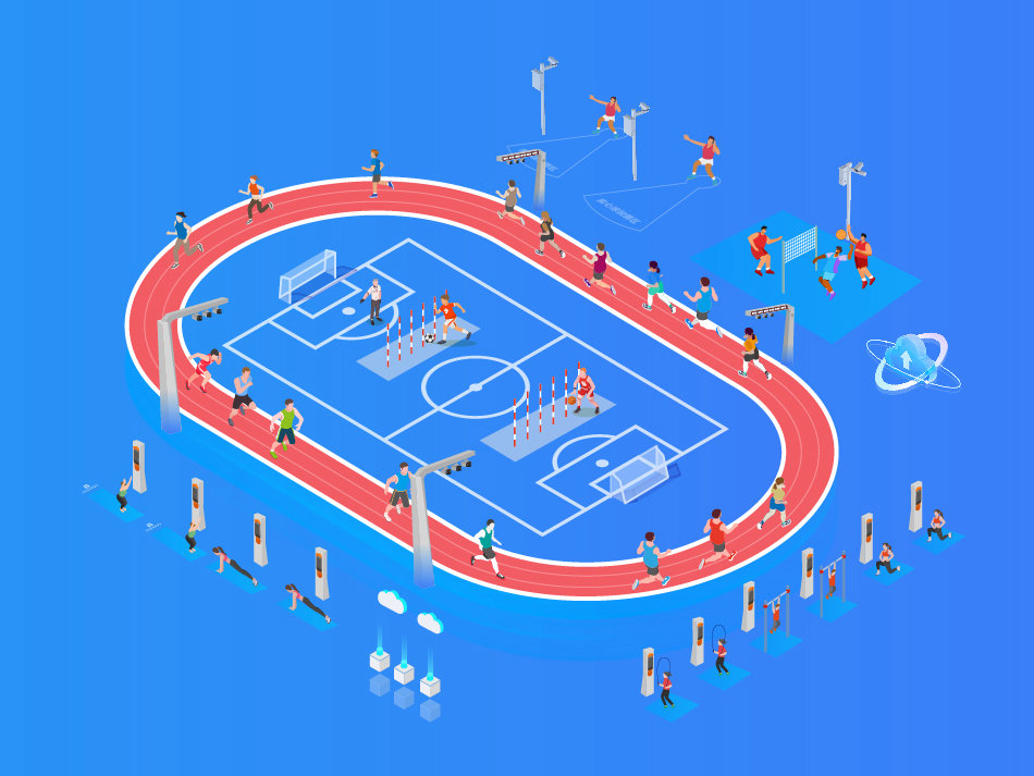 九游科技智慧校园操场